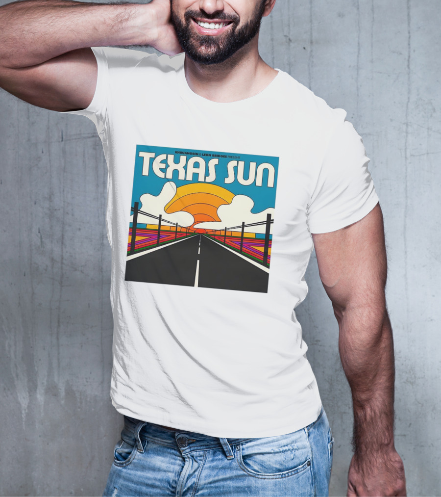 Khruangbin And Leon Bridges Present Texas Sun United State T-Shirt