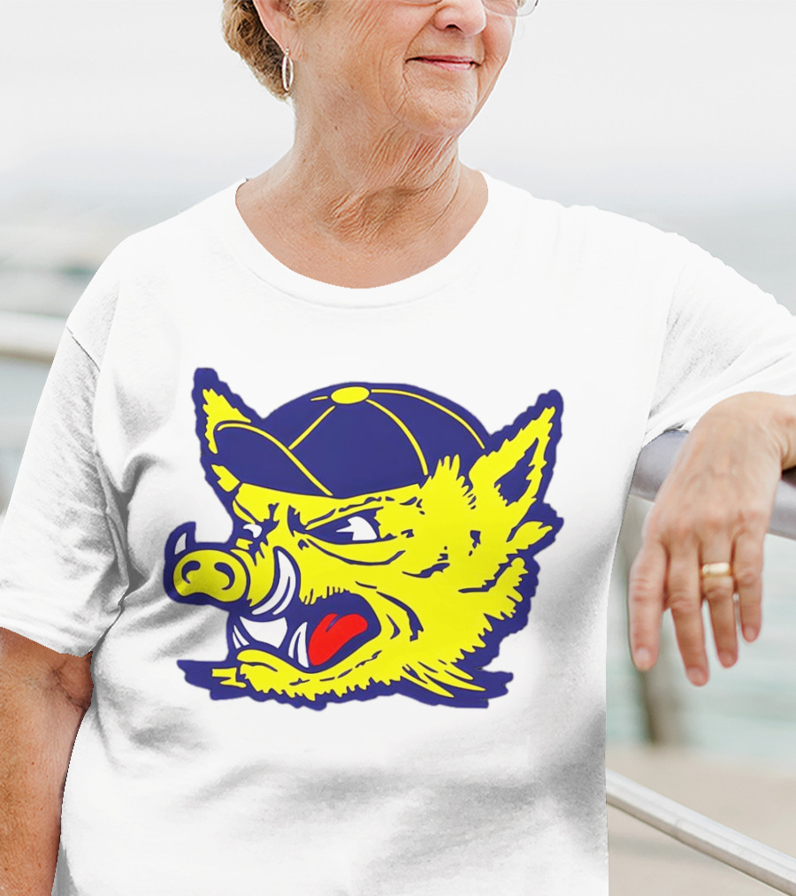 Vamos Javelinas Texas Football Fierce Yellow Mascot T-Shirt