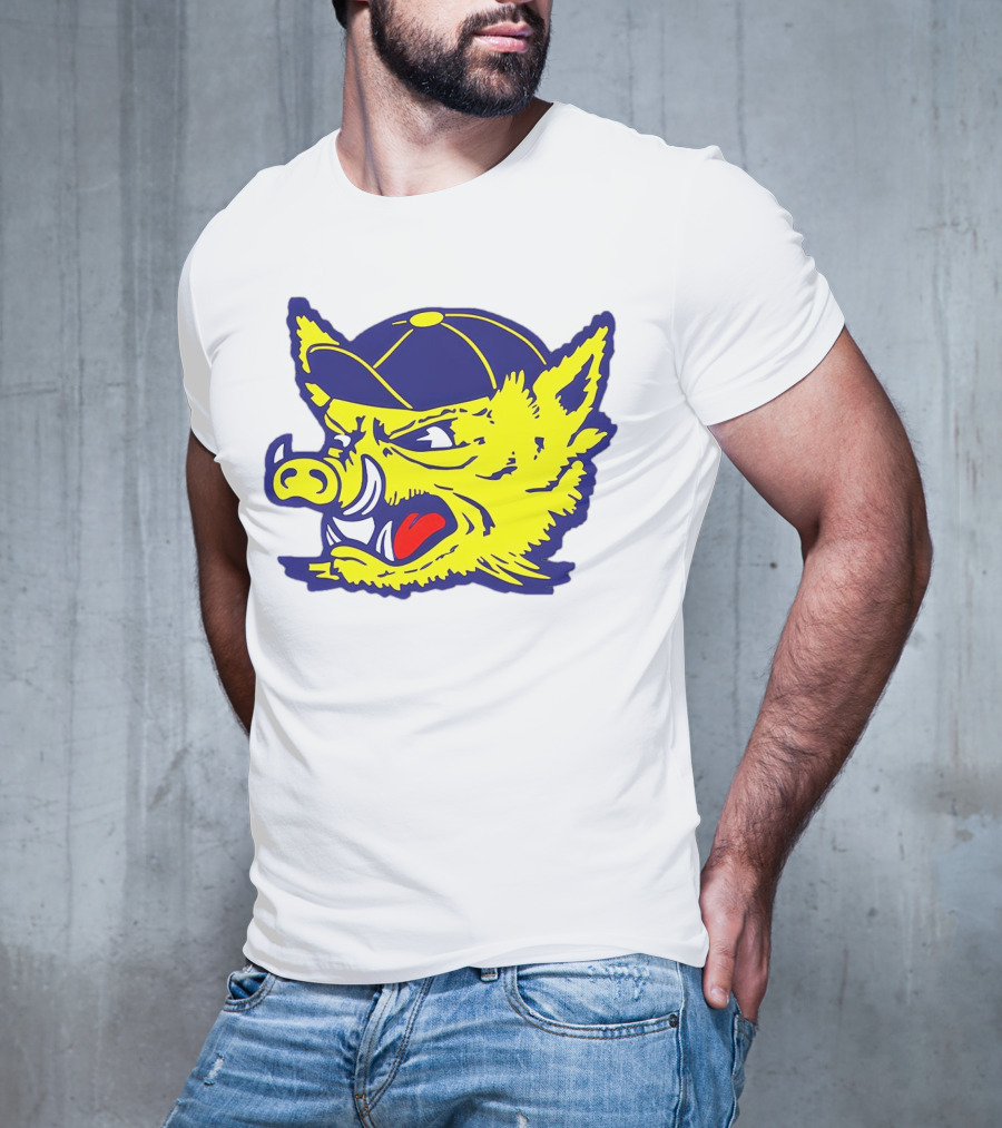Vamos Javelinas Texas Football Fierce Yellow Mascot T-Shirt