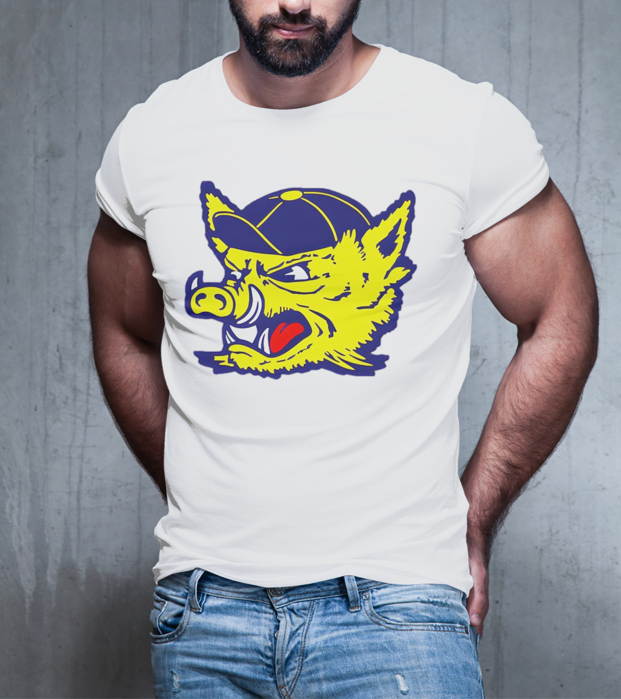 Vamos Javelinas Texas Football Fierce Yellow Mascot T-Shirt