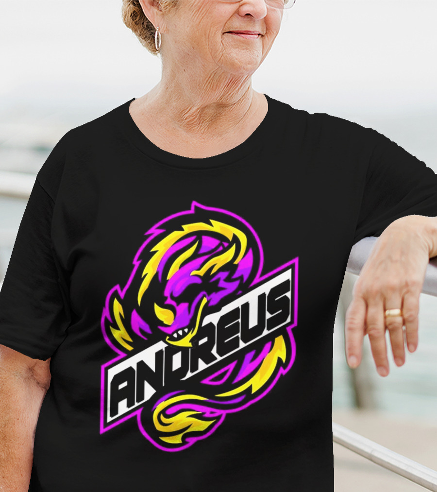 ANDREUS Dragon Logo Aoandreus13 T-Shirt