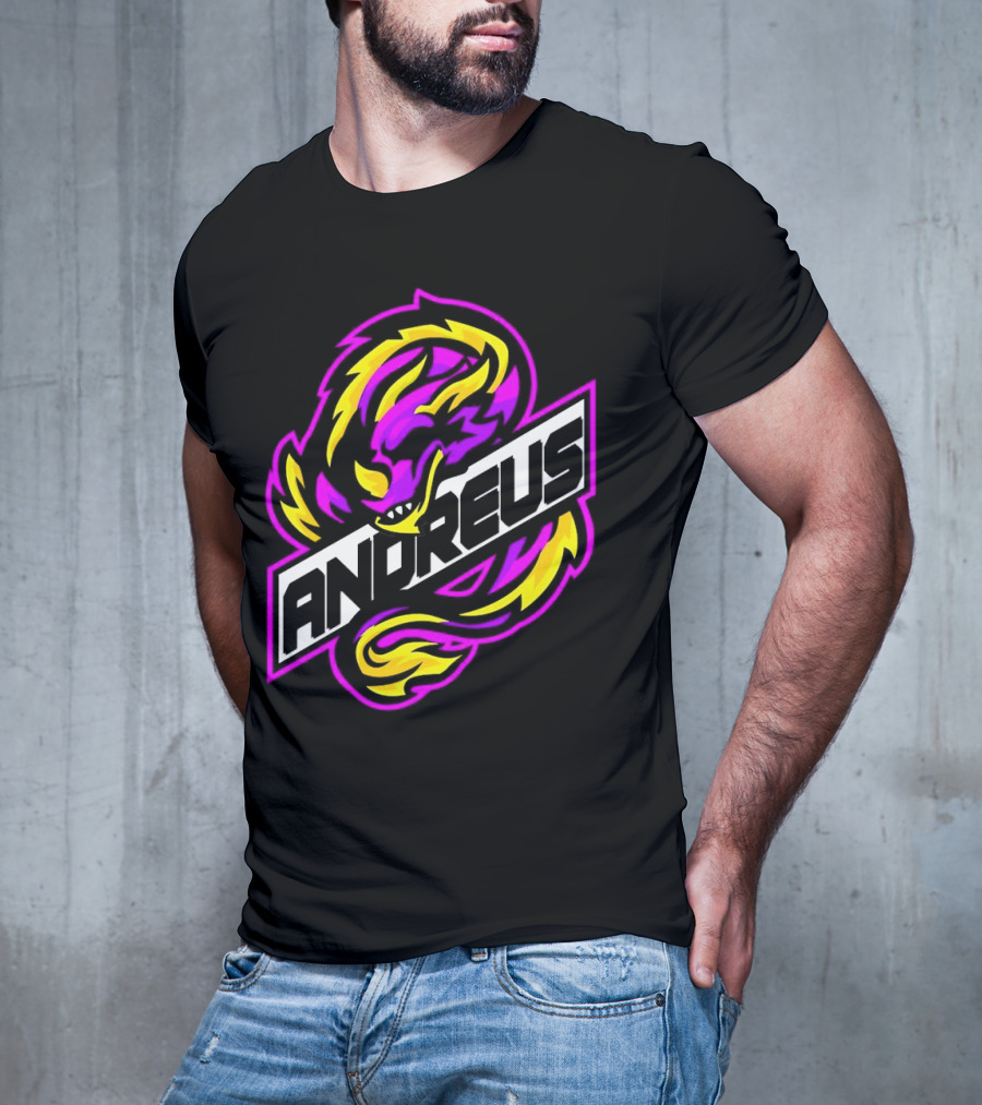 ANDREUS Dragon Logo Aoandreus13 T-Shirt