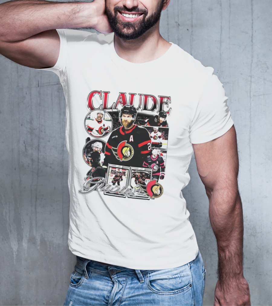 Claude Giroux Ottawa Senators Hockey Player Highlight Montage T-Shirt
