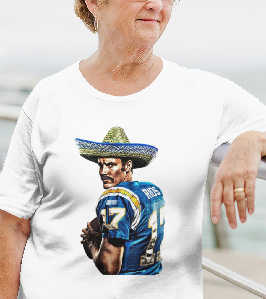 Rios 17 Los Angeles Chargers Sombrero T-Shirt