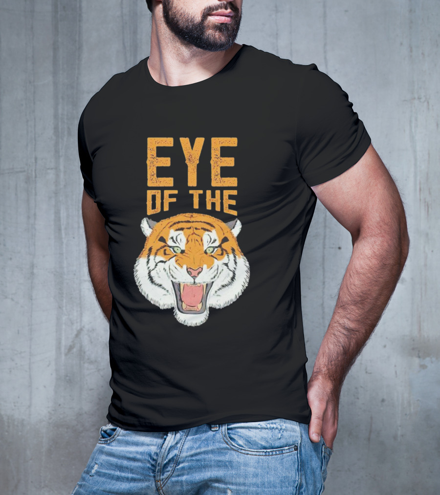Eye Of The Tiger Fierce Roaring Tiger Face T-Shirt