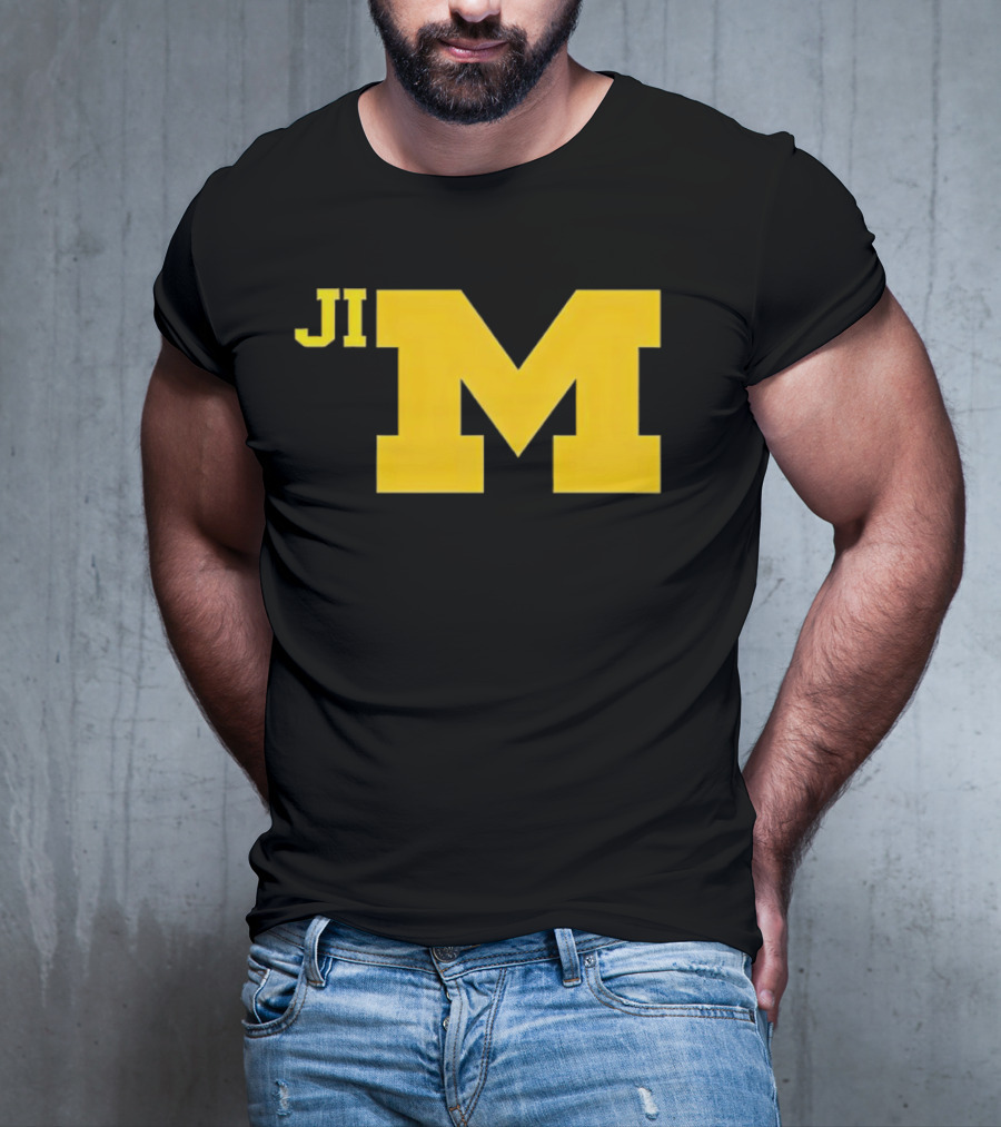 Jim Harbaugh Michigan Wolverines Big M T-Shirt