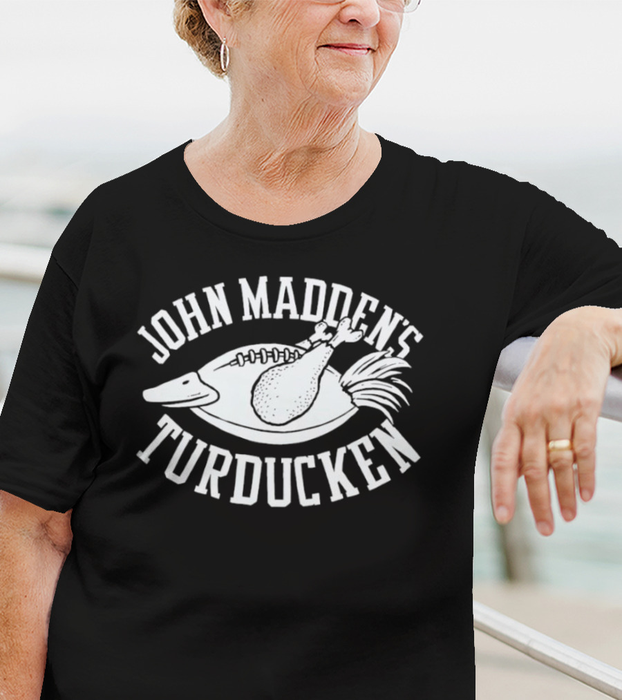 John Madden's Turducken Football Coach Turkey T-Shirt