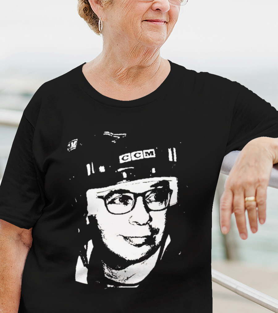 Rick Moranis CCM Hockey Helmet Iconic T-Shirt