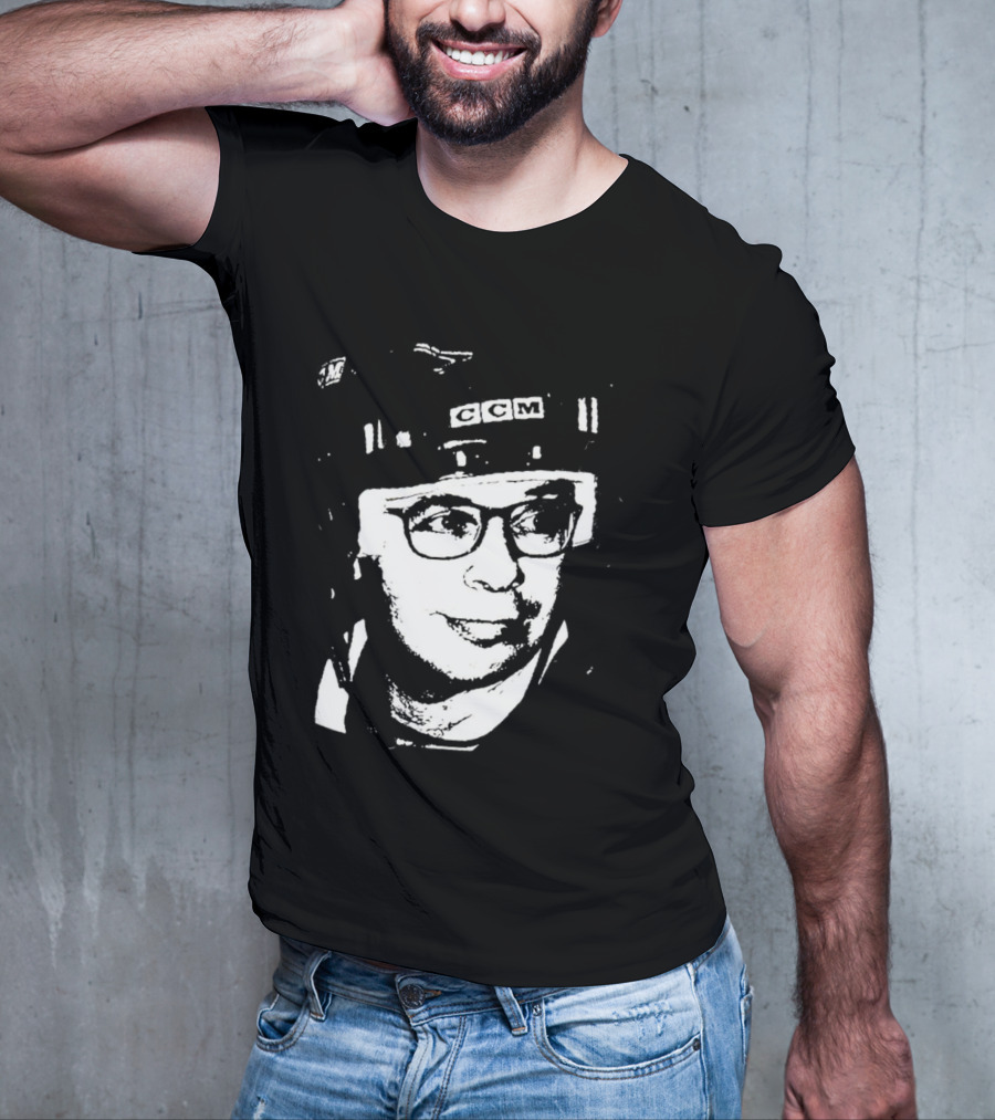 Rick Moranis CCM Hockey Helmet Iconic T-Shirt