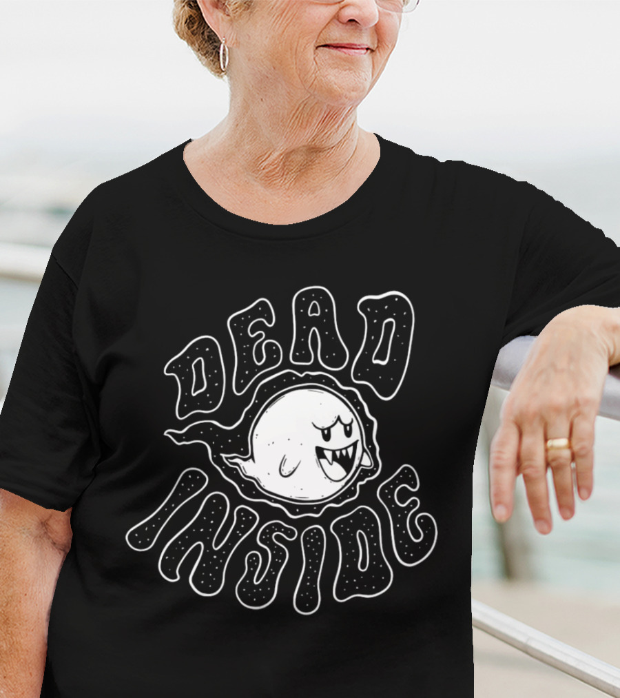 Dead Inside Horror Spooky Ghost T-Shirt