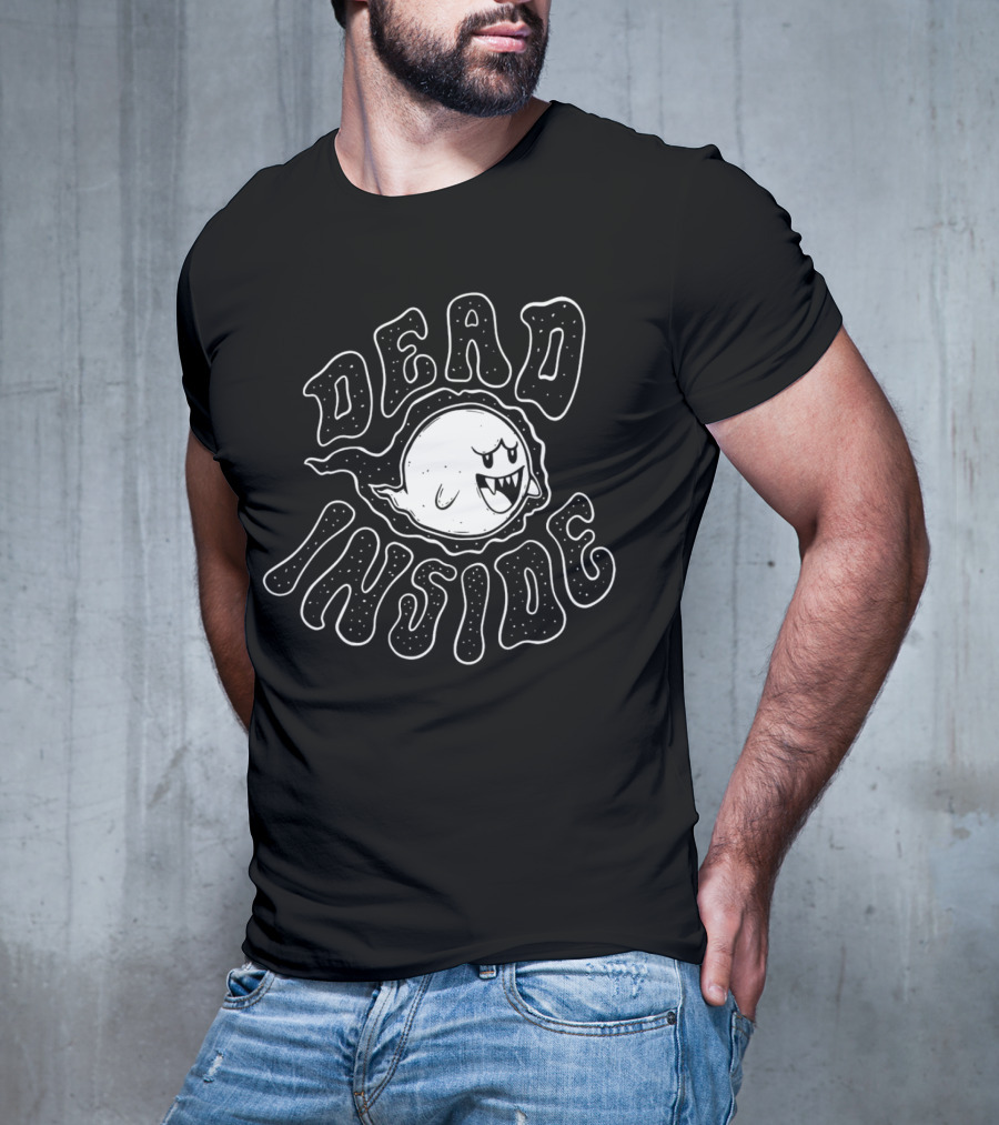 Dead Inside Horror Spooky Ghost T-Shirt