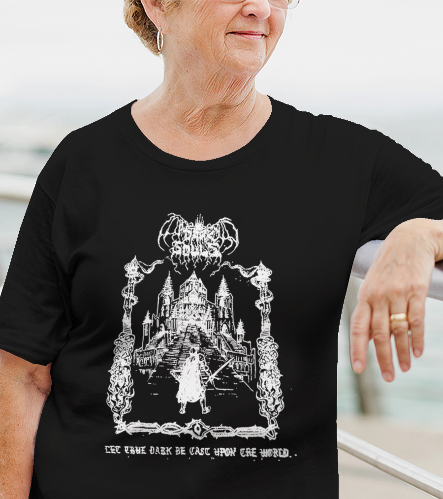 Burzum Let The True Dark Be Cast Upon The World Castle Scene T-Shirt
