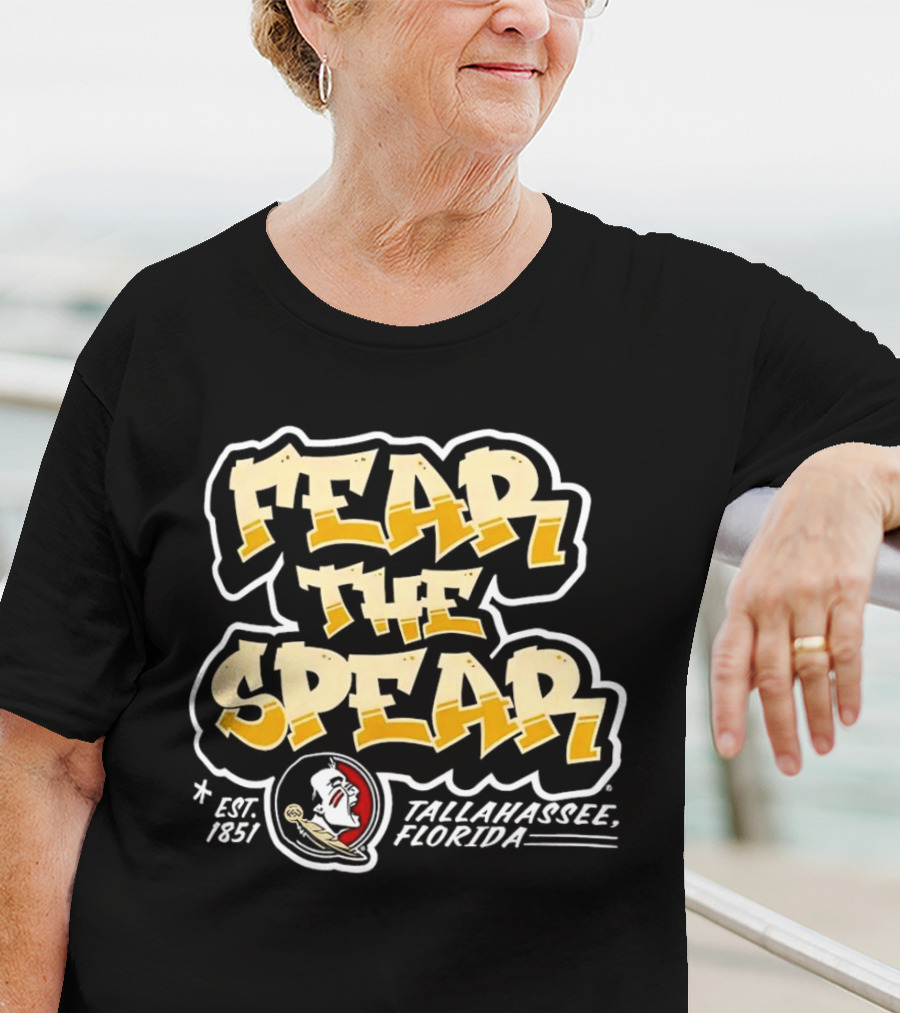 Fear The Spear Tallahassee Florida Est. 1851 T-Shirt