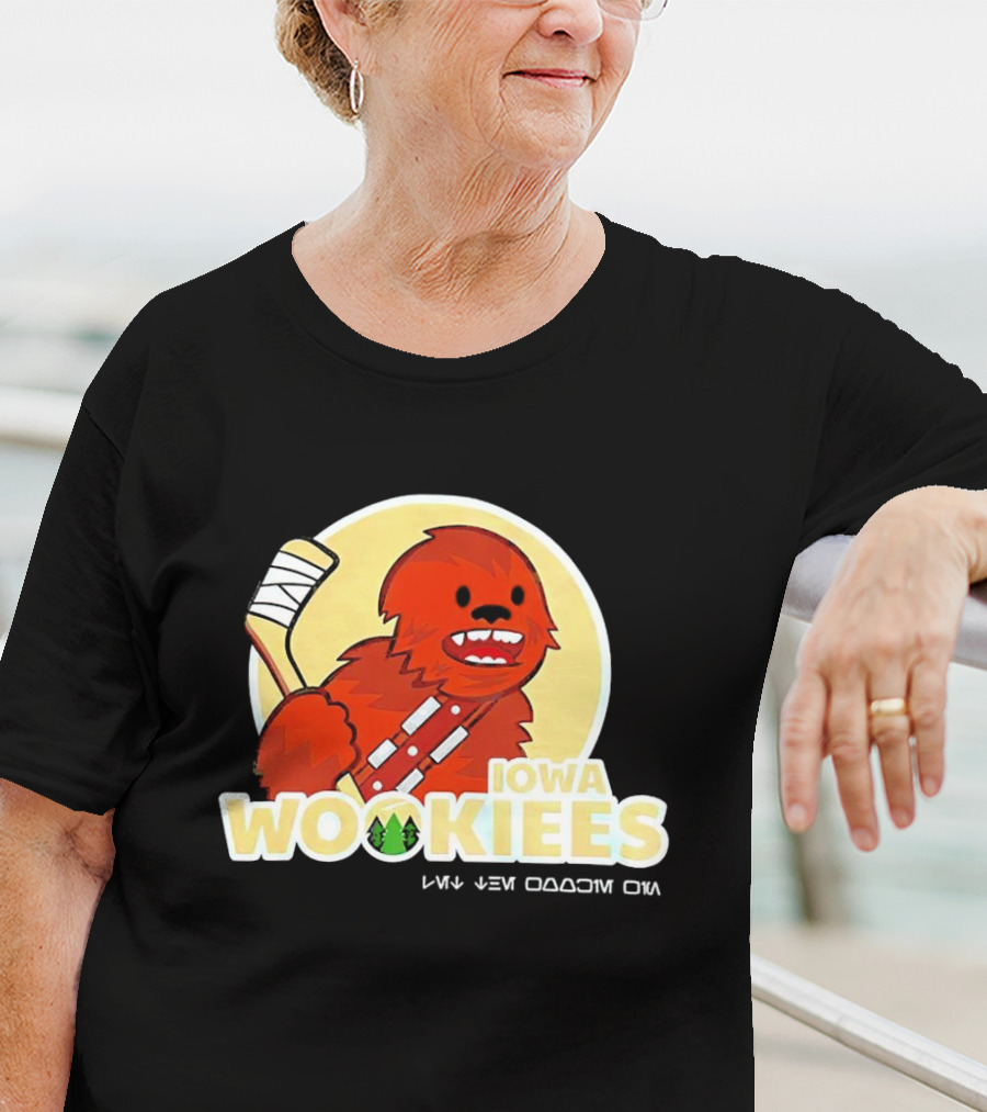 Iowa Wookiees Hockey Team Chewbacca Inspired Sports T-Shirt