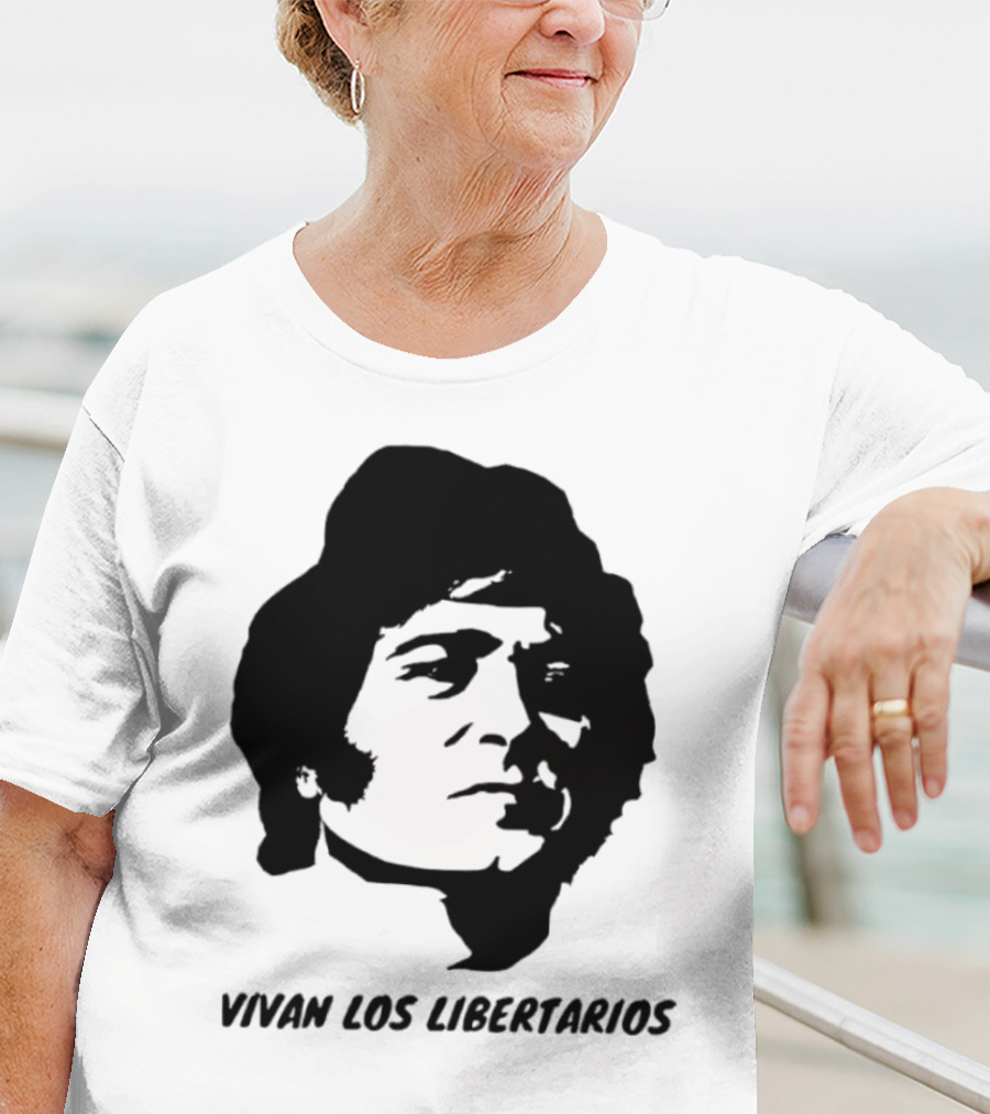 Javier Milei Vivan Los Libertarios Argentina Libertarian Movement T-Shirt