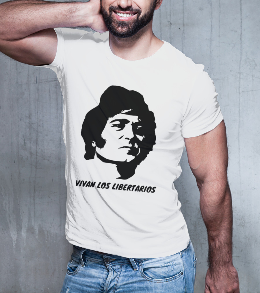 Javier Milei Vivan Los Libertarios Argentina Libertarian Movement T-Shirt