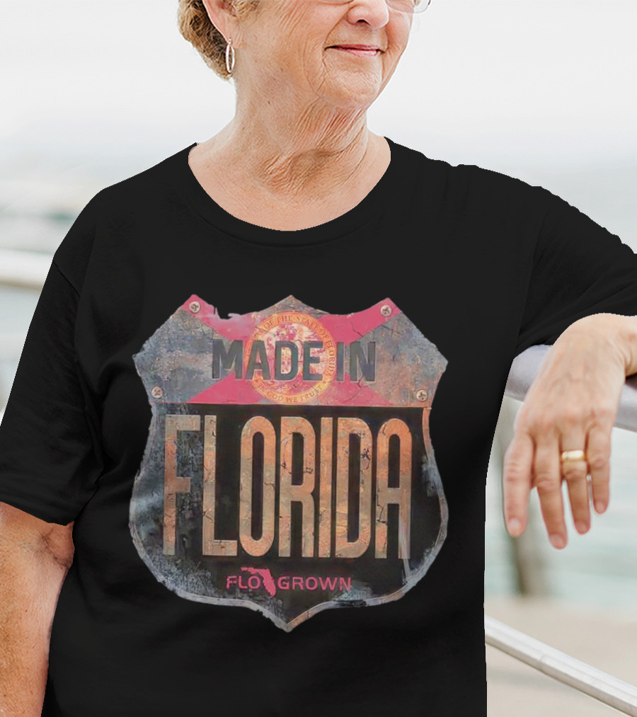 Made In Florida Flo Grown Badge T-Shirt