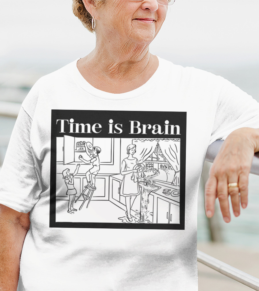 Time Is Brain Kitchen Scene Classic T-Shirt