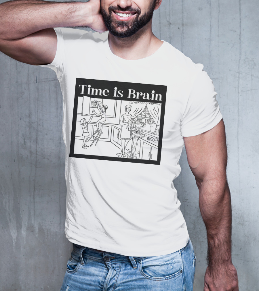 Time Is Brain Kitchen Scene Classic T-Shirt