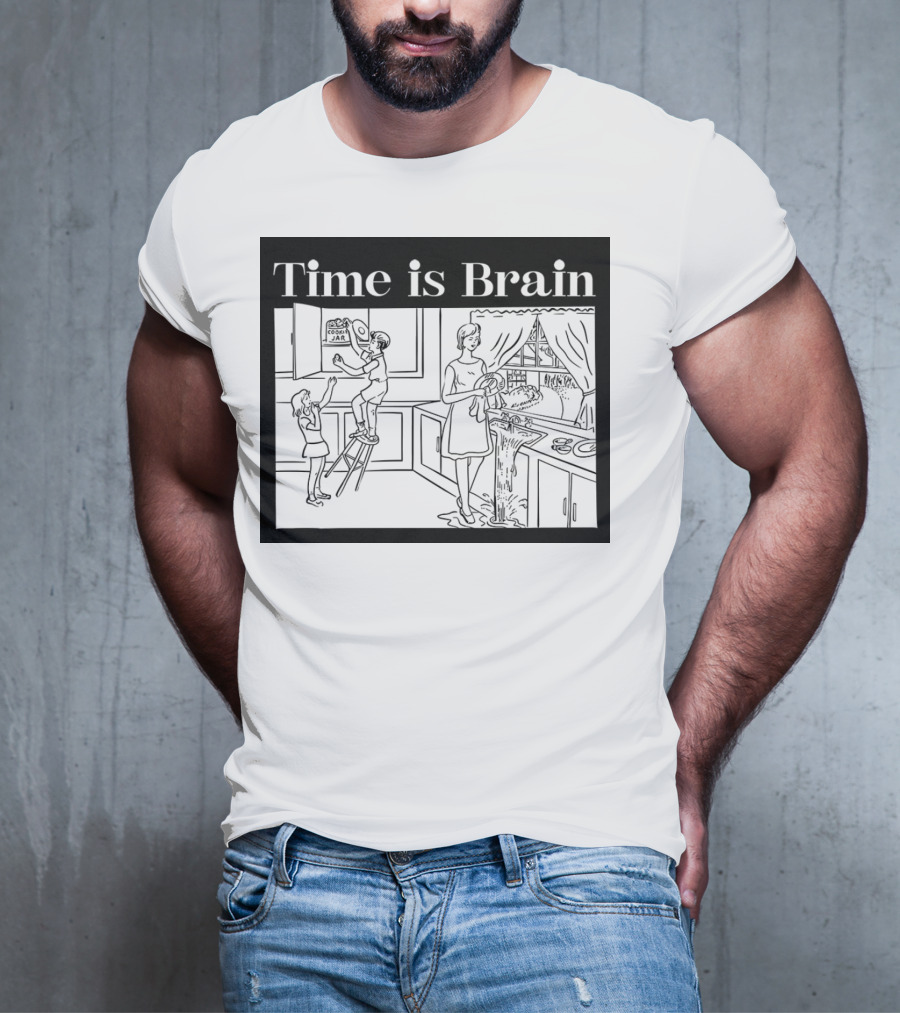 Time Is Brain Kitchen Scene Classic T-Shirt