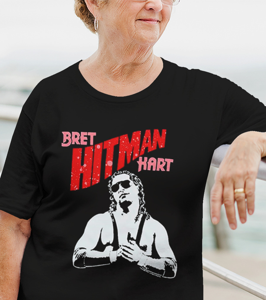 Bret Hitman Hart Wrestling Iconic T-Shirt