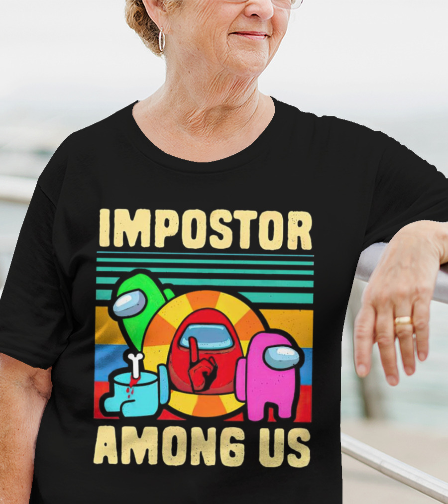 IMPOSTOR AMONG US Retro Crewmate T-Shirt