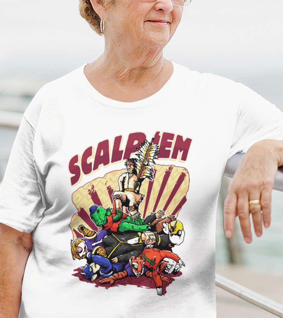 Scalp Em Florida State Seminoles Football Victory Over Rivals T-Shirt
