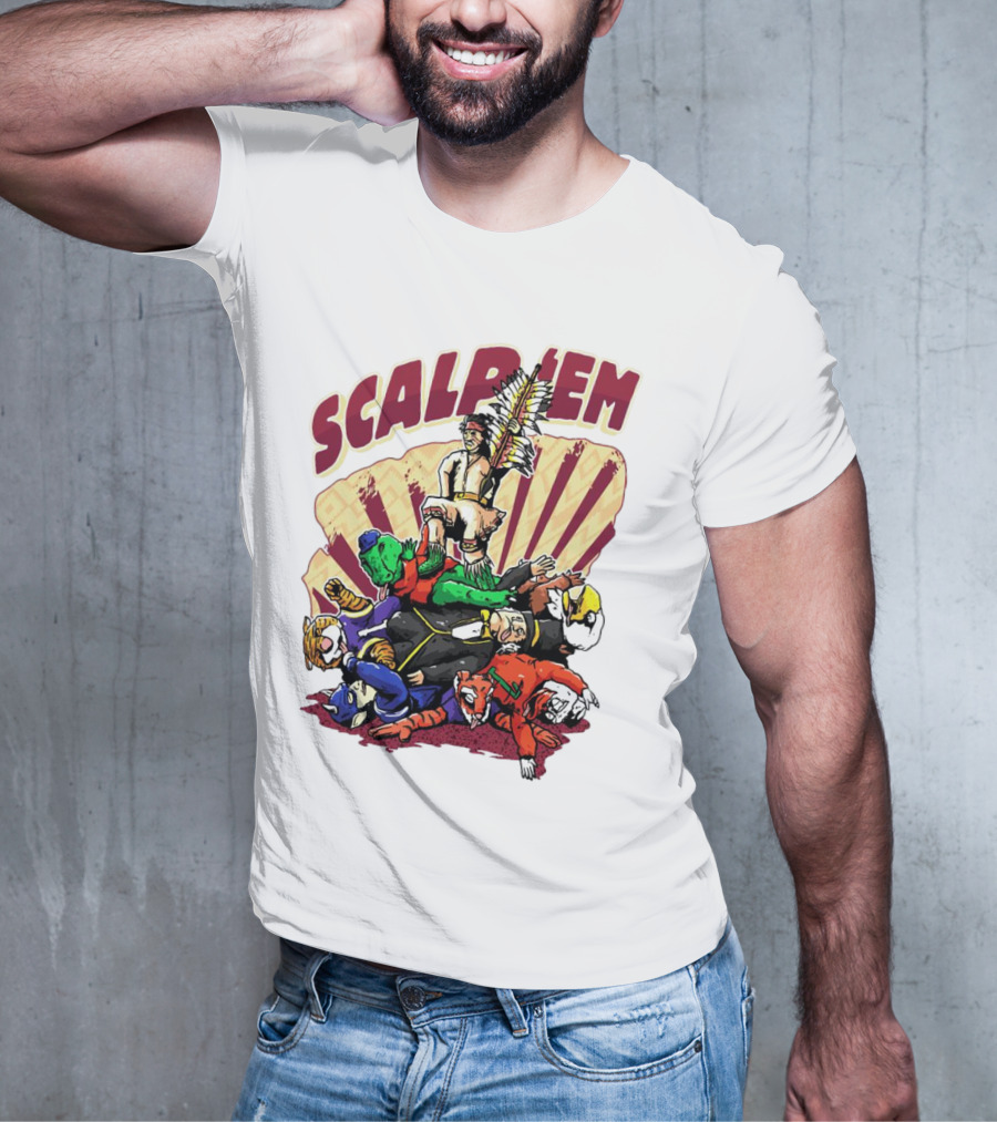 Scalp Em Florida State Seminoles Football Victory Over Rivals T-Shirt