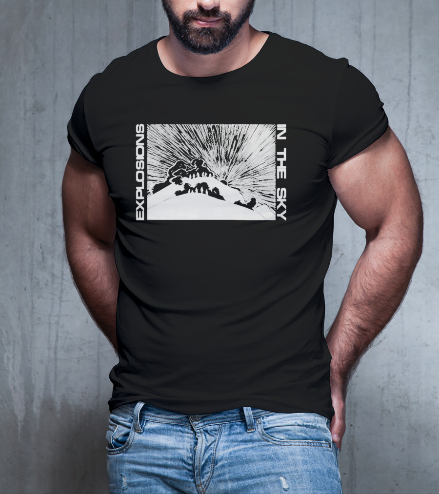 Explosions In The Sky Sunrise Mountain Burst T-Shirt