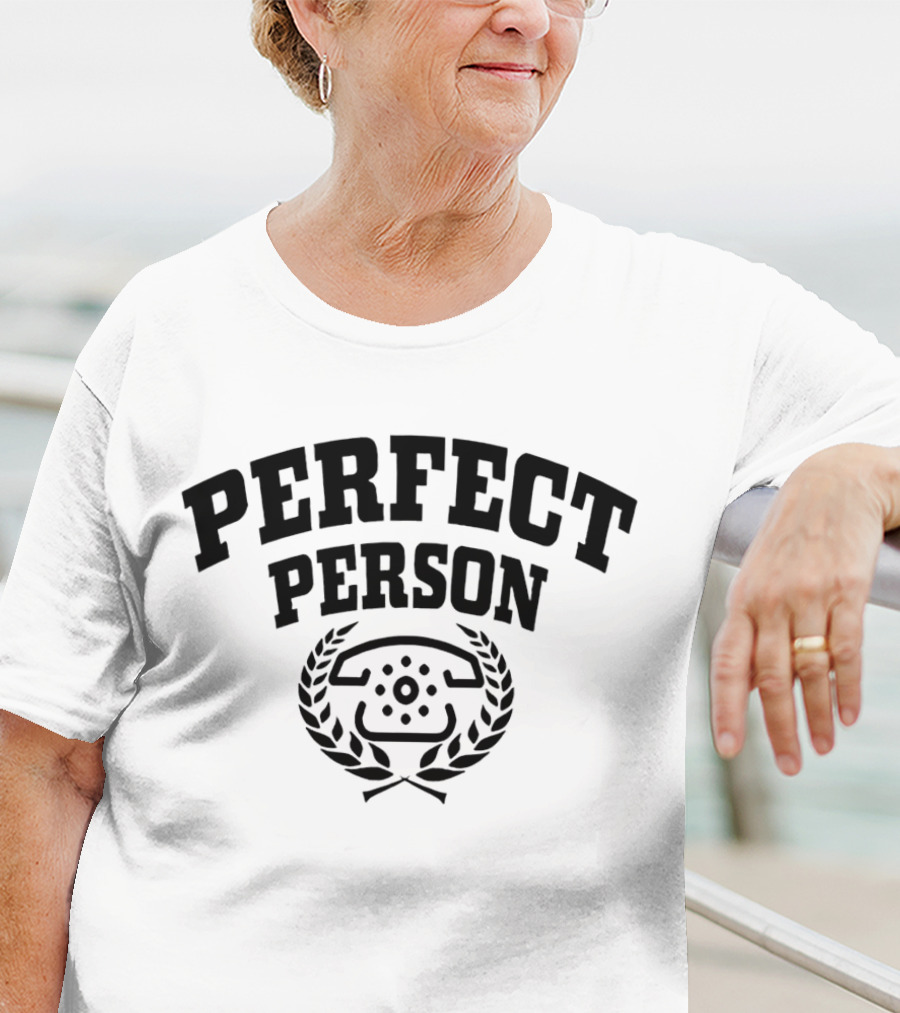 Perfect Person Phone Laurel Emblem T-Shirt