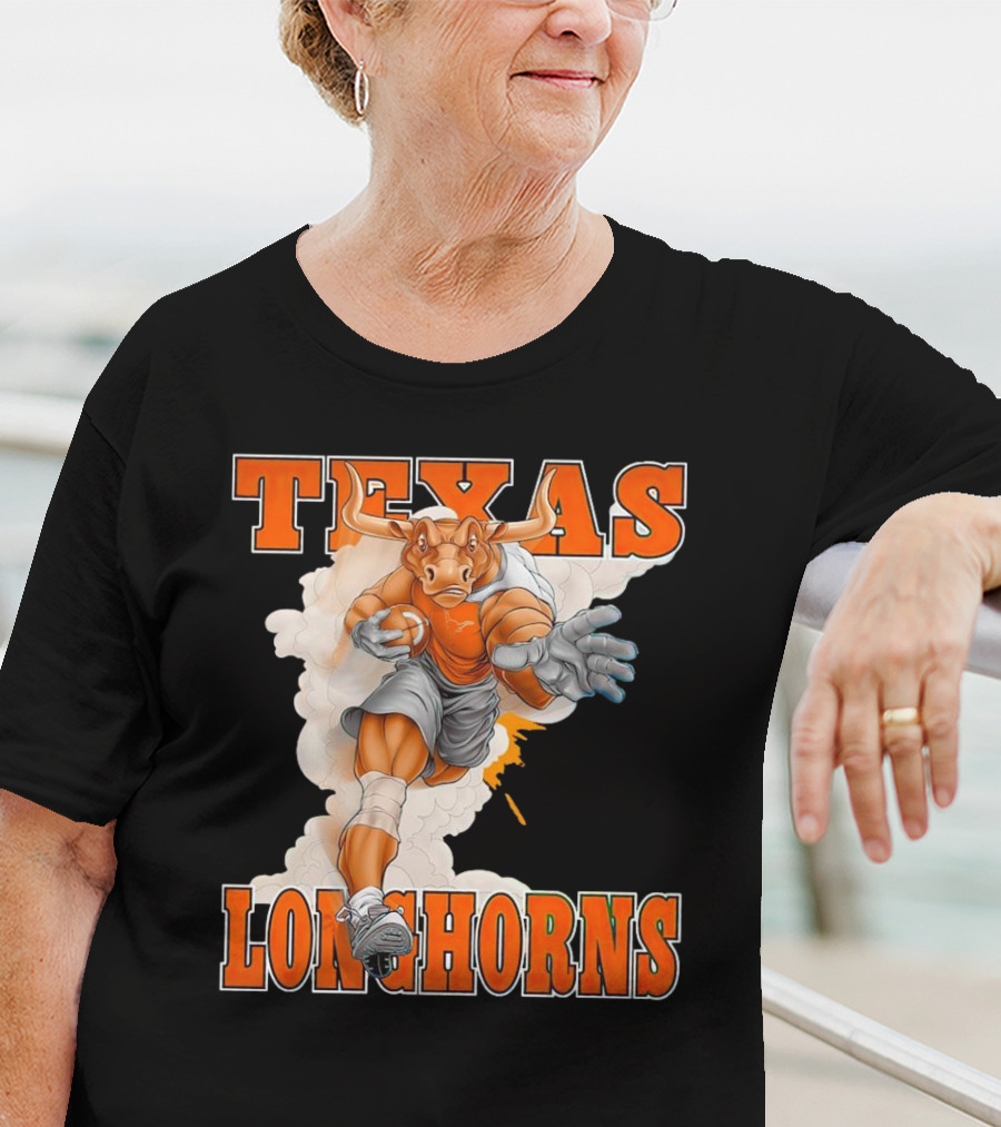 Texas Longhorns Mascot Charging Forward T-Shirt