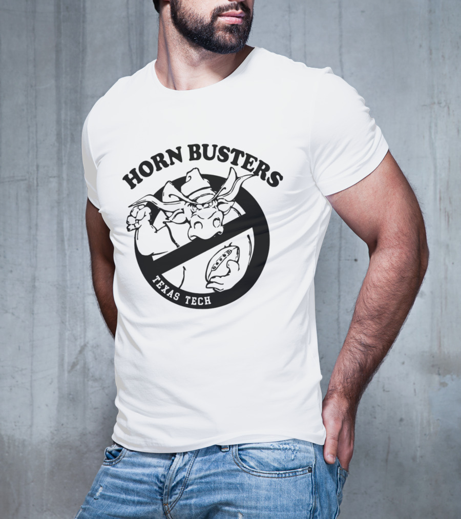 Texas Tech Red Raiders Horn Busters Football Mascot T-Shirt