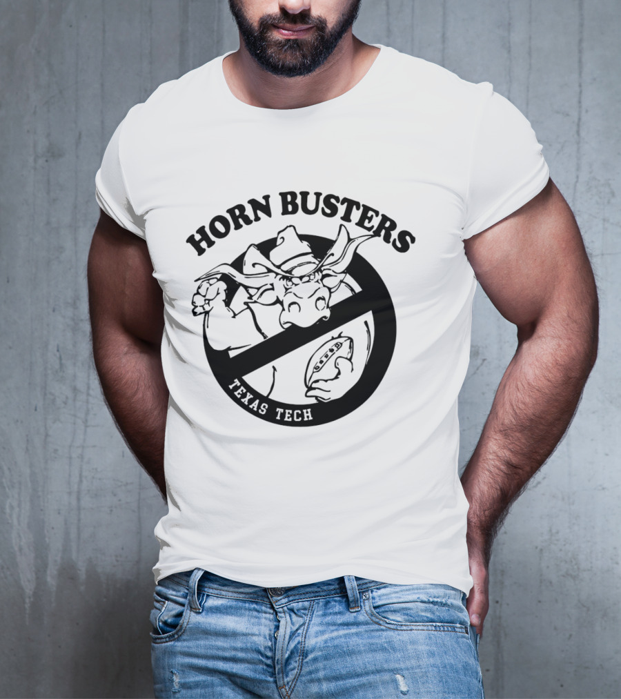 Texas Tech Red Raiders Horn Busters Football Mascot T-Shirt