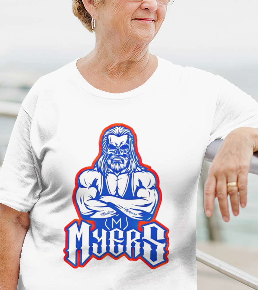 Brian Myers Skull Muscular Icon M Tattoo T-Shirt