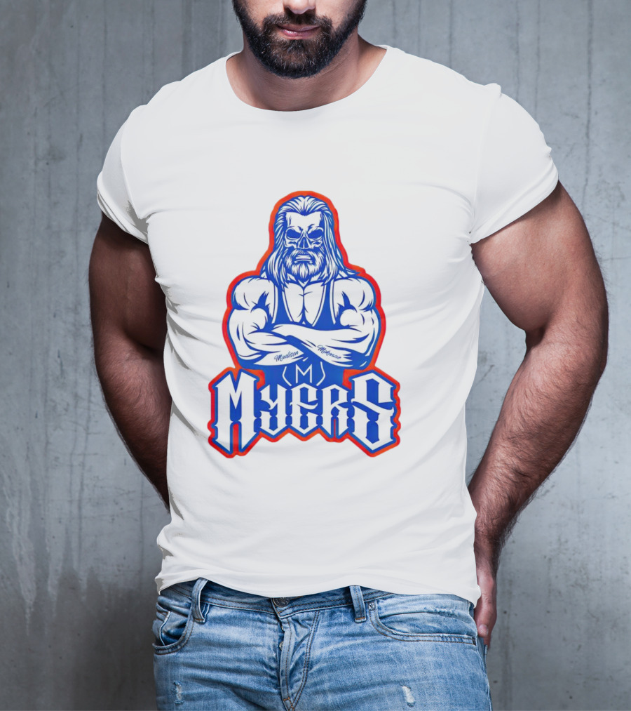 Brian Myers Skull Muscular Icon M Tattoo T-Shirt