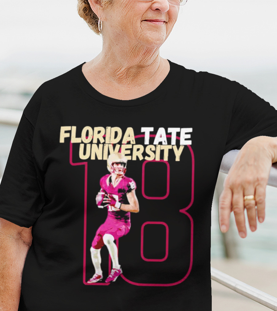 Florida Tate University Football 18 Hopkins Player Action T-Shirt