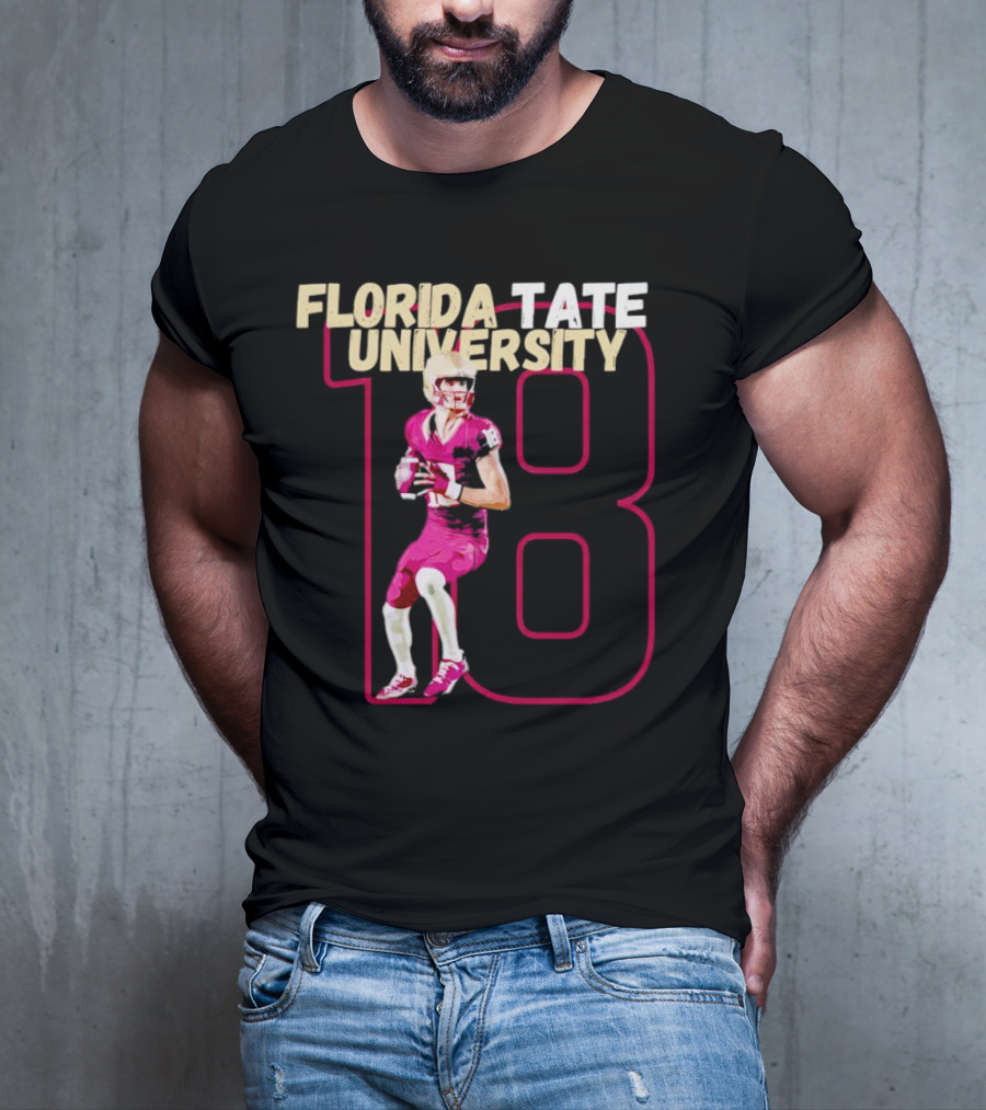 Florida Tate University Football 18 Hopkins Player Action T-Shirt