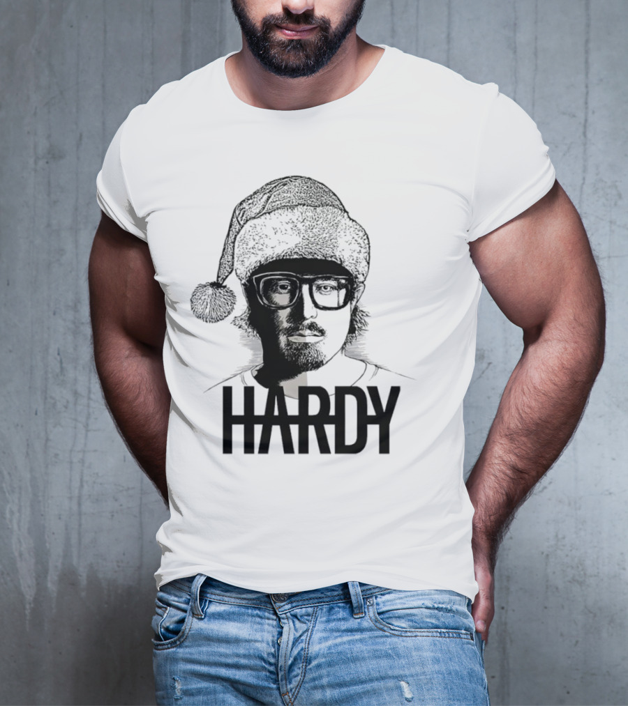 HARDY Santa Hat Christmas T-Shirt