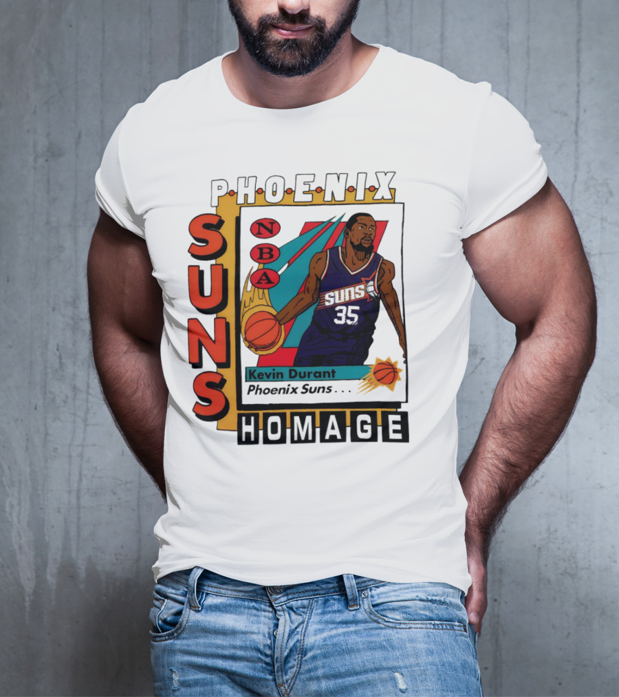 Kevin Durant Phoenix Suns NBA SkyBox Homage T-Shirt