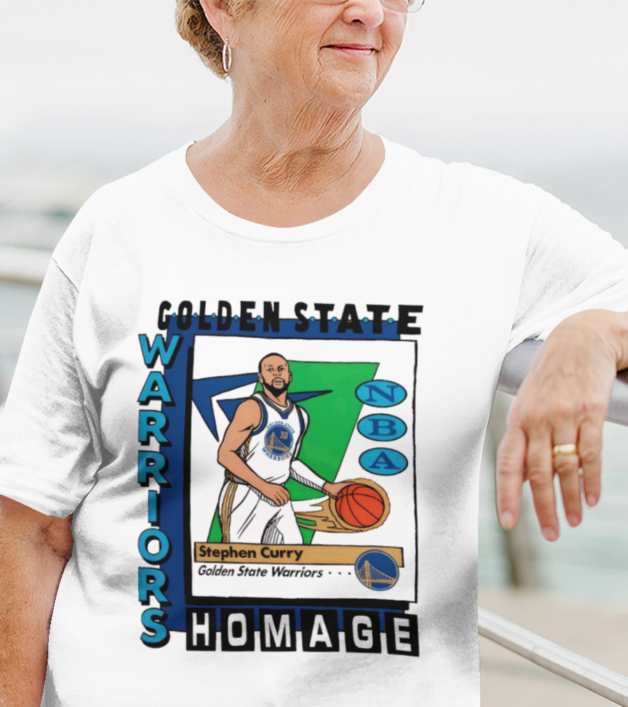 Golden State Warriors Stephen Curry NBA Homage T-Shirt