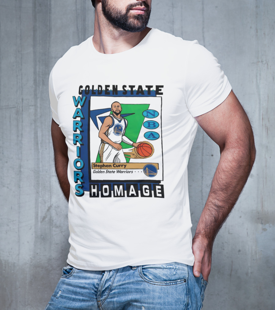 Golden State Warriors Stephen Curry NBA Homage T-Shirt