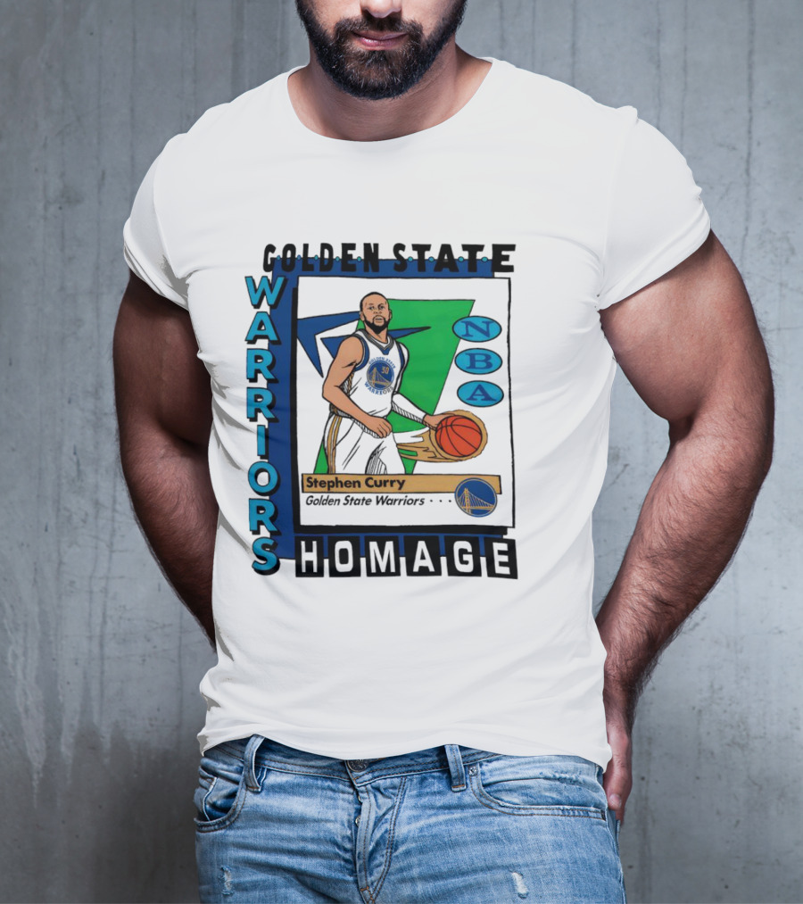 Golden State Warriors Stephen Curry NBA Homage T-Shirt