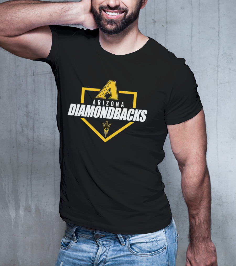 Arizona State University Night Arizona Diamondbacks T-Shirt