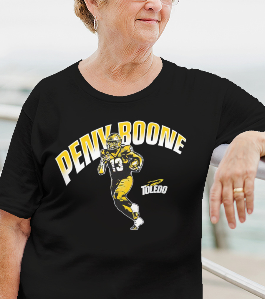 Peny Boone 13 Toledo Rockets Football T-Shirt