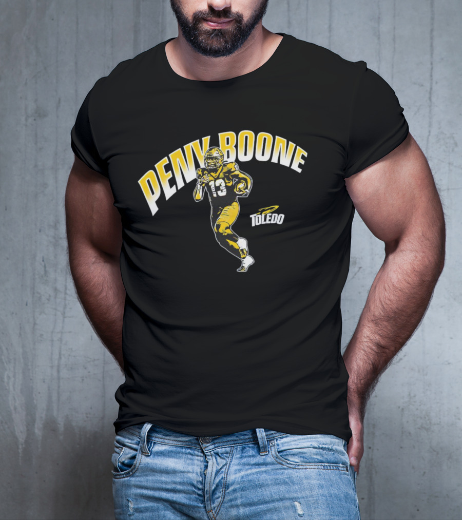 Peny Boone 13 Toledo Rockets Football T-Shirt