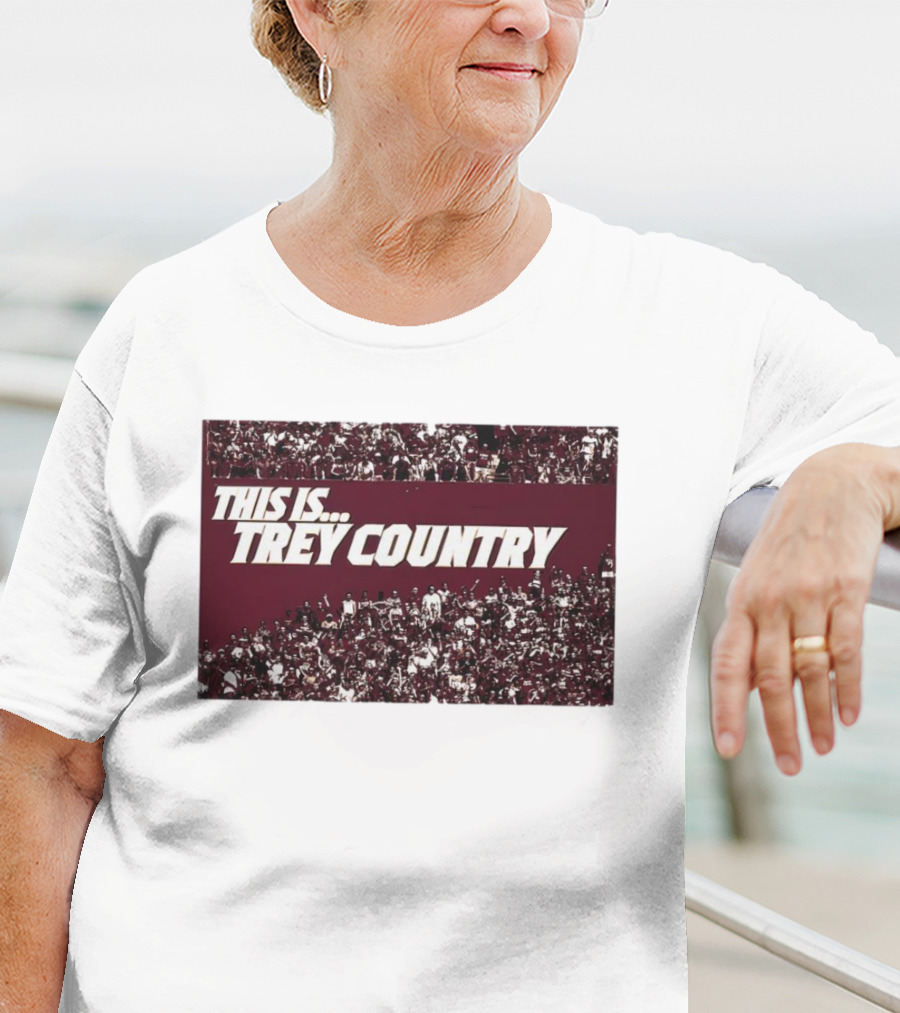 This Is Trey Benson Country Football Fan Crowd Scene T-Shirt