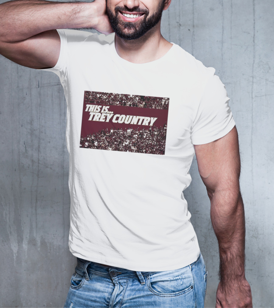 This Is Trey Benson Country Football Fan Crowd Scene T-Shirt