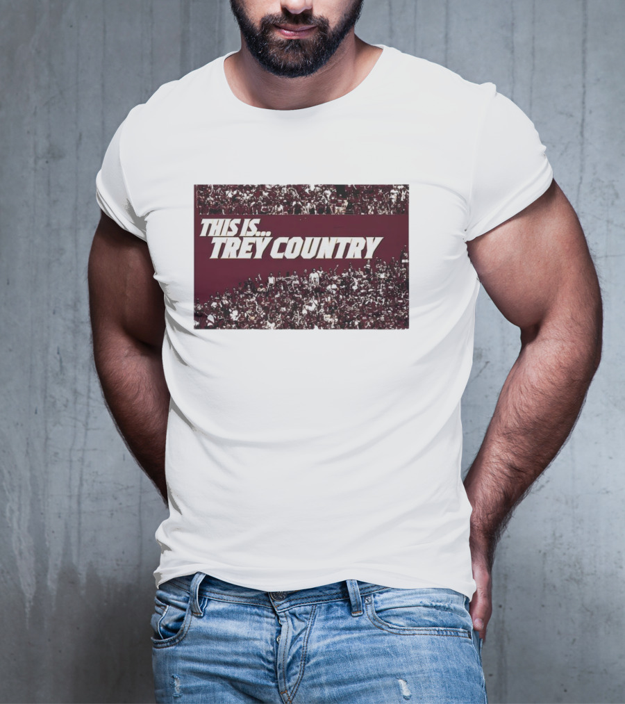 This Is Trey Benson Country Football Fan Crowd Scene T-Shirt