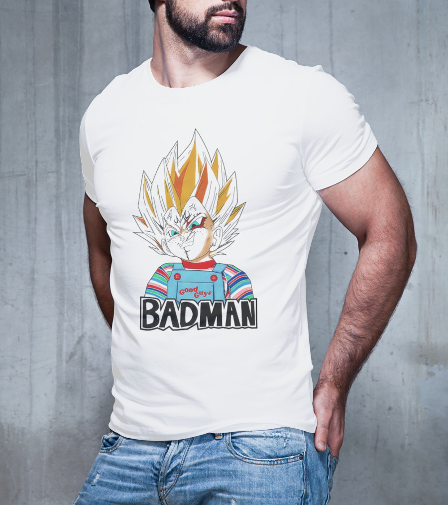Badman Vegeta Chucky Good Guys Overalls T-Shirt