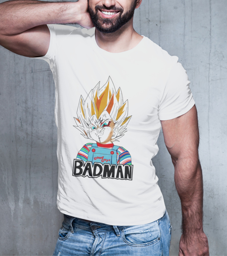 Badman Vegeta Chucky Good Guys Overalls T-Shirt